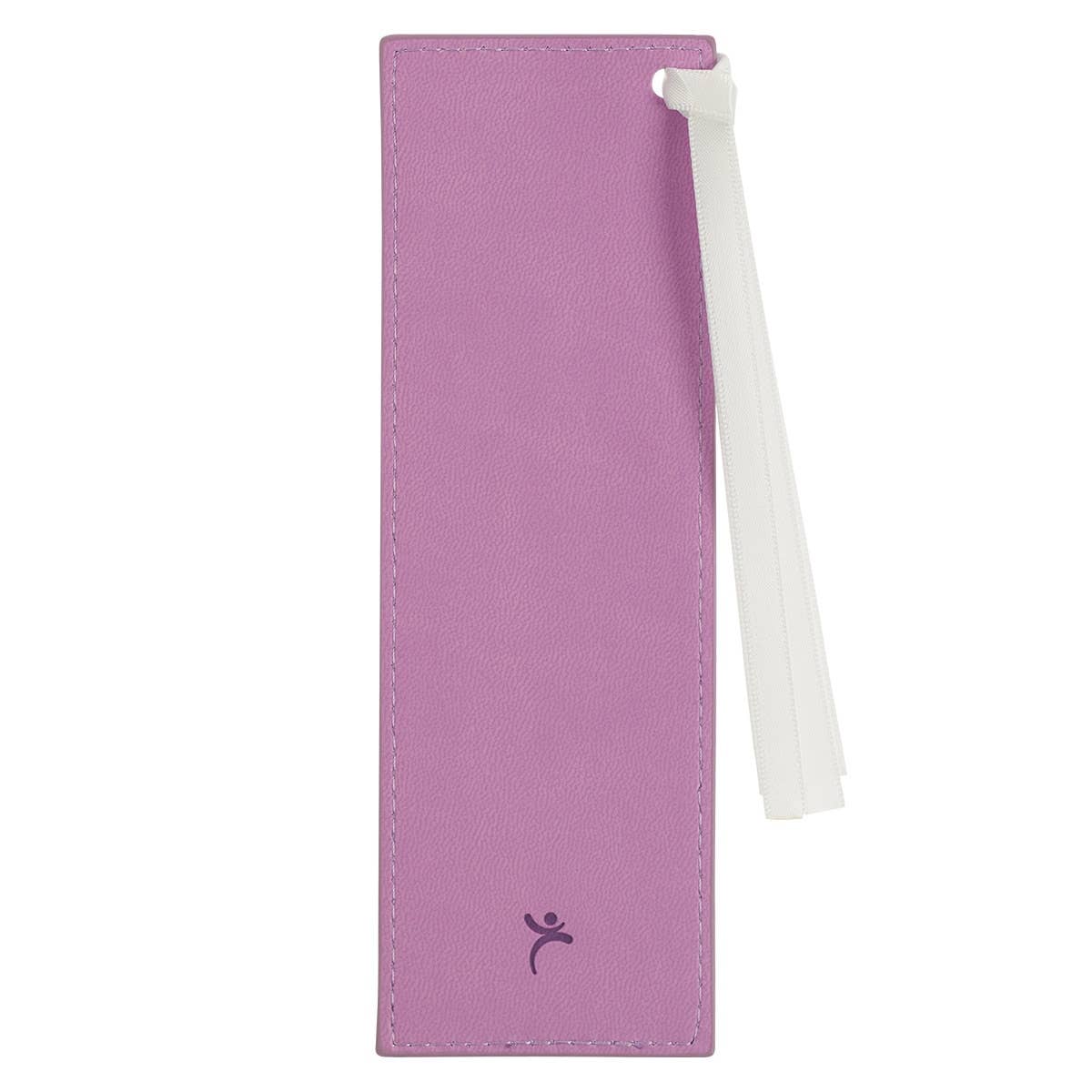 Bookmark Faux Leather Purple Be Still Ps. 46:10