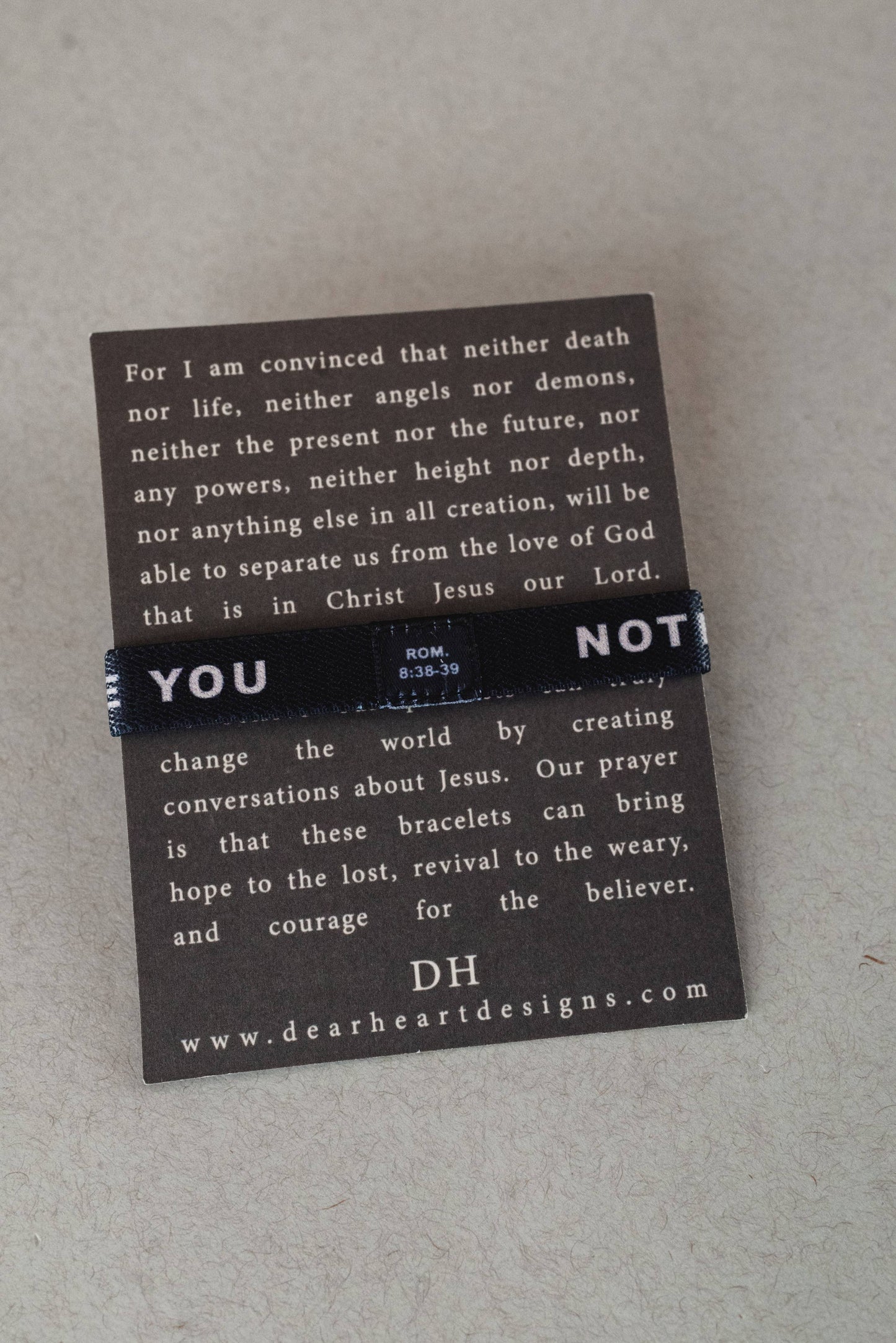 Nothing Will Separate Men's Bracelet | Christian Bracelet