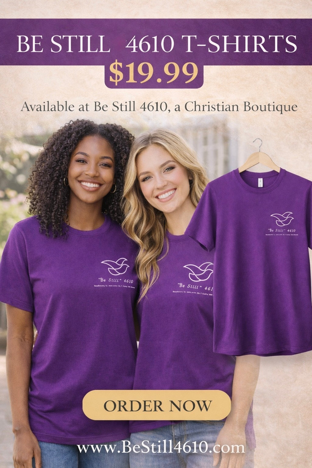 Be Still 4610 Signature Christian T-Shirt