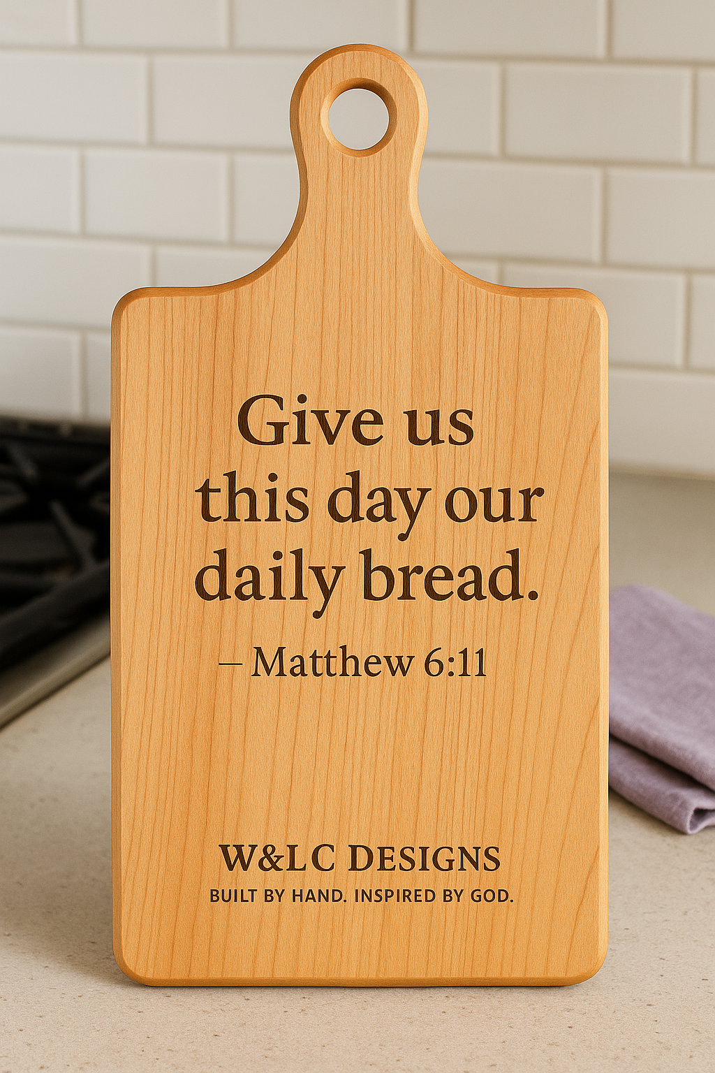 W&LC Word & Wood Collection — Engraved Cutting Board