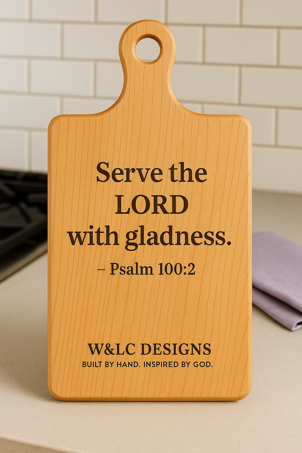 W&LC Word & Wood Collection — Engraved Cutting Board