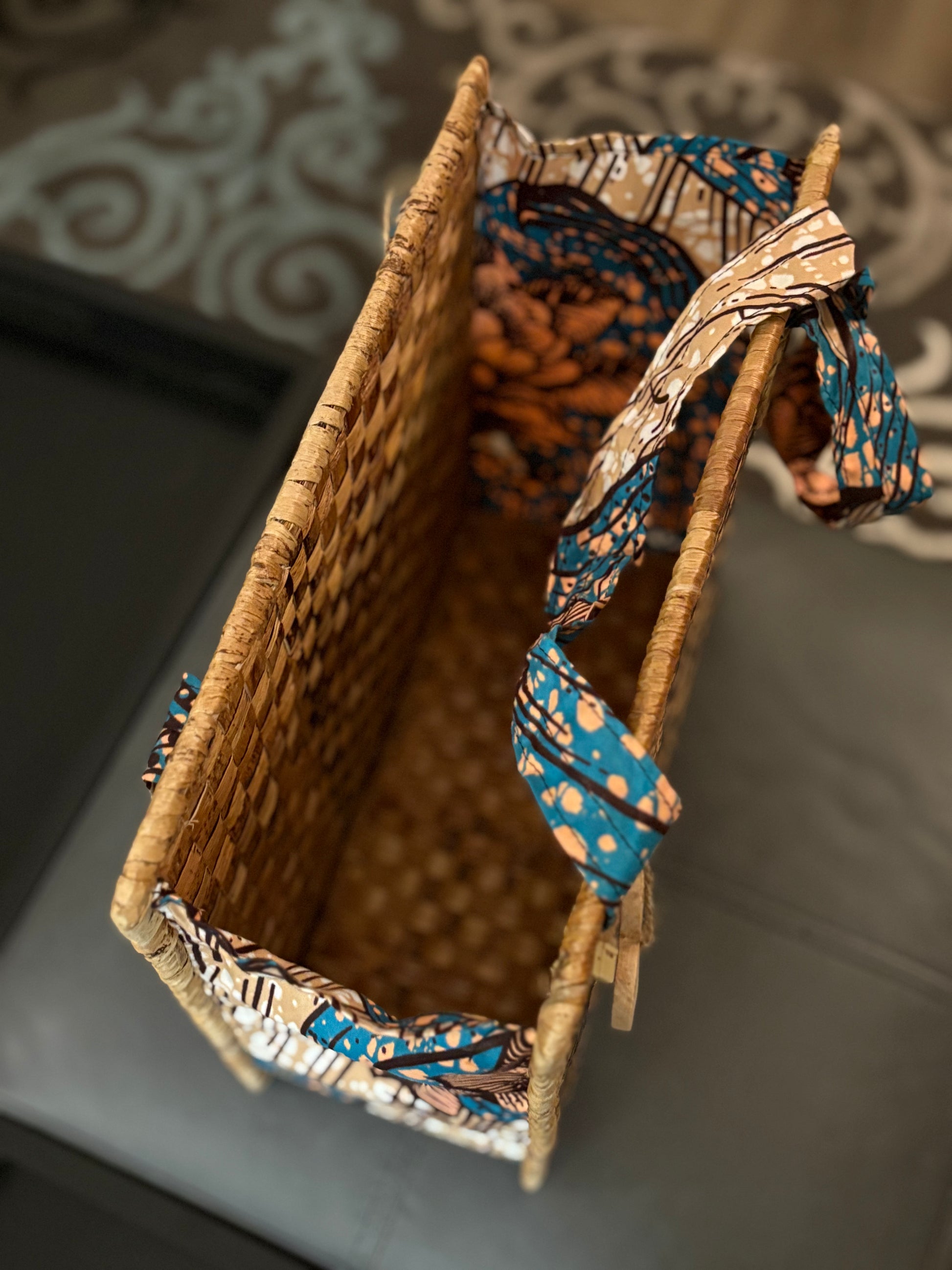 Bag Rwanda Log Handwoven Banana Tote Bag – Fair Trade from Rwanda | Be Still Boutique ...