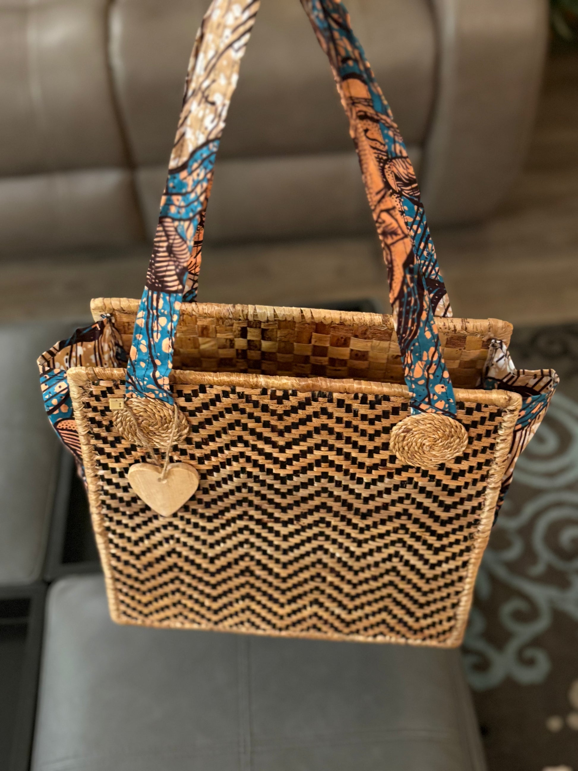 Made In Rwanda Bags Handwoven Banana Tote Bag – Fair Trade from Rwanda | Be Still Boutique ...