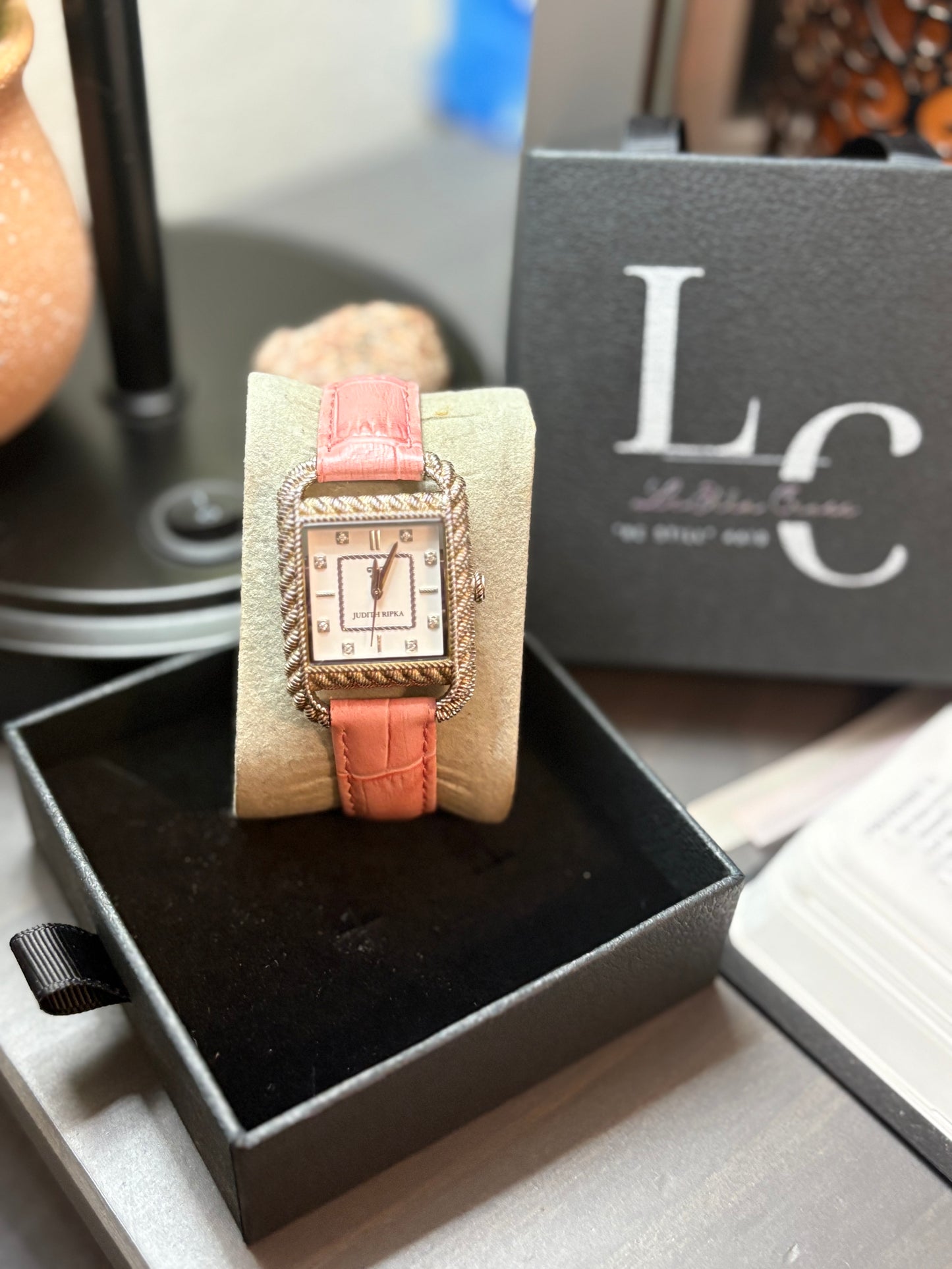 Judith Ripka _ stainless steel watch