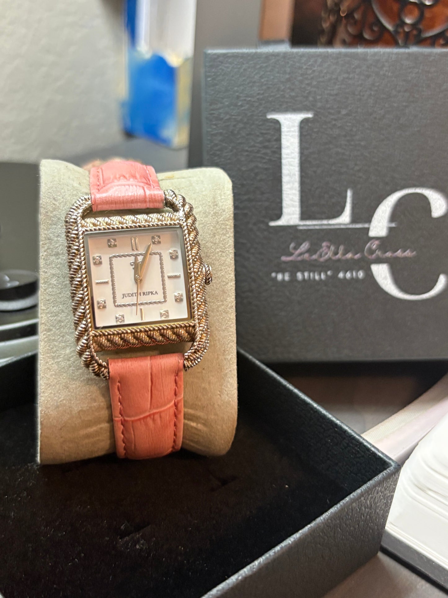 Judith Ripka _ stainless steel watch