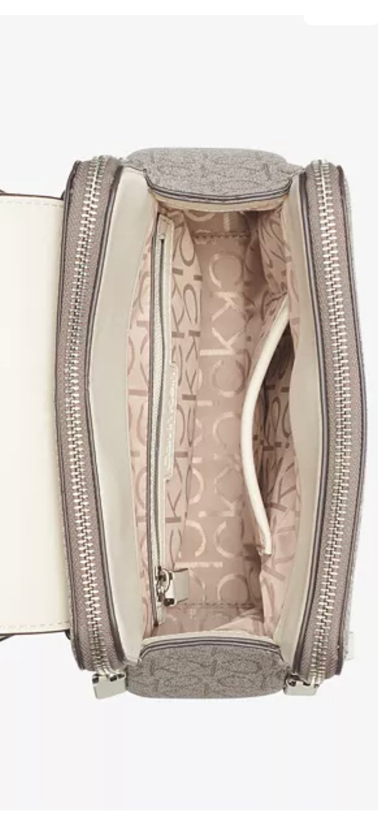 Backpack by Calvin Klein - Almond Taupe/White