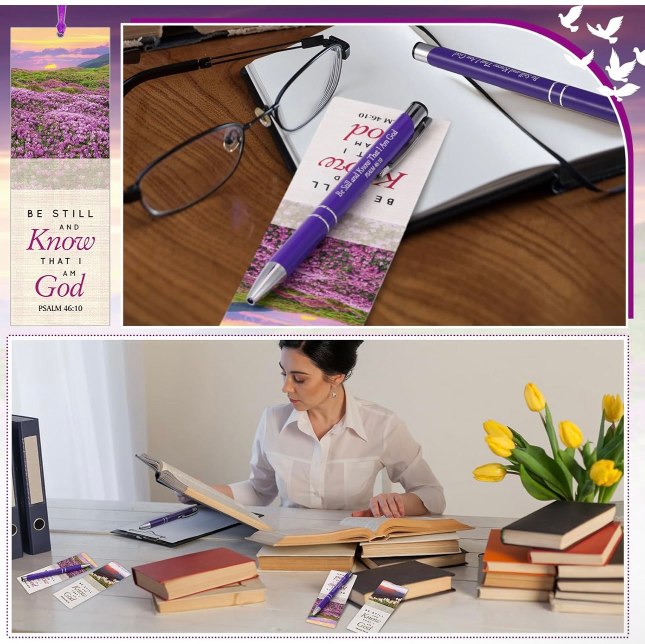 🌸Be Still Notes & Journals Collection – Pretty Ways to Keep God Close