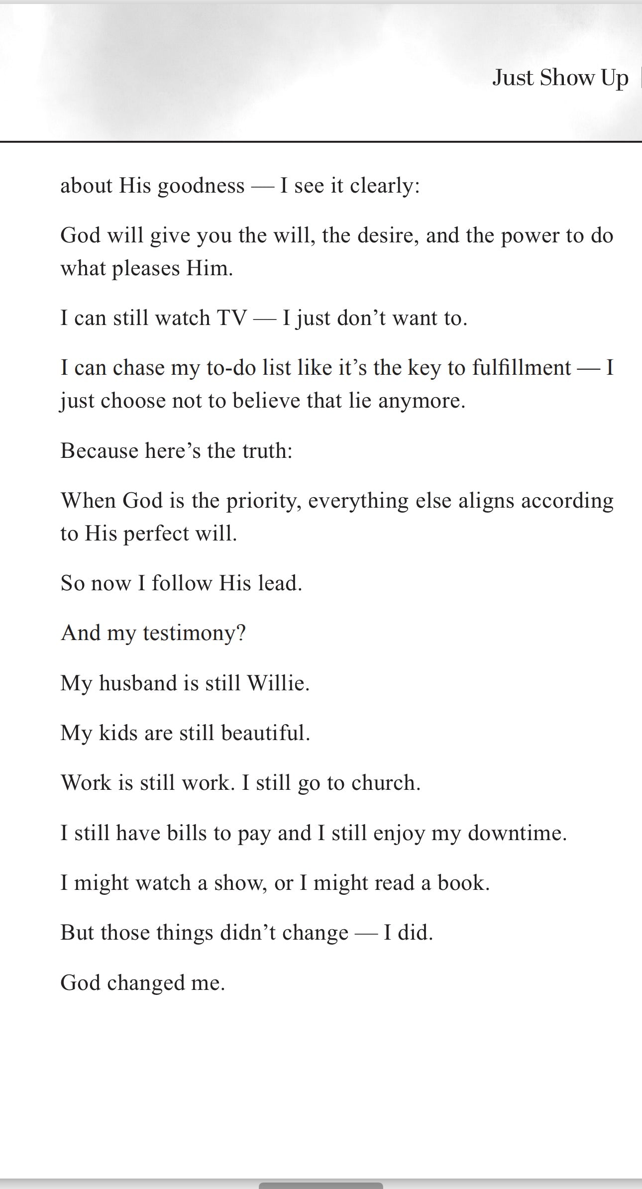 Just Show Up: A Daughter’s Daily Yes to God – Women’s 6-Week Devotional (Special Edition - Signed Copy)