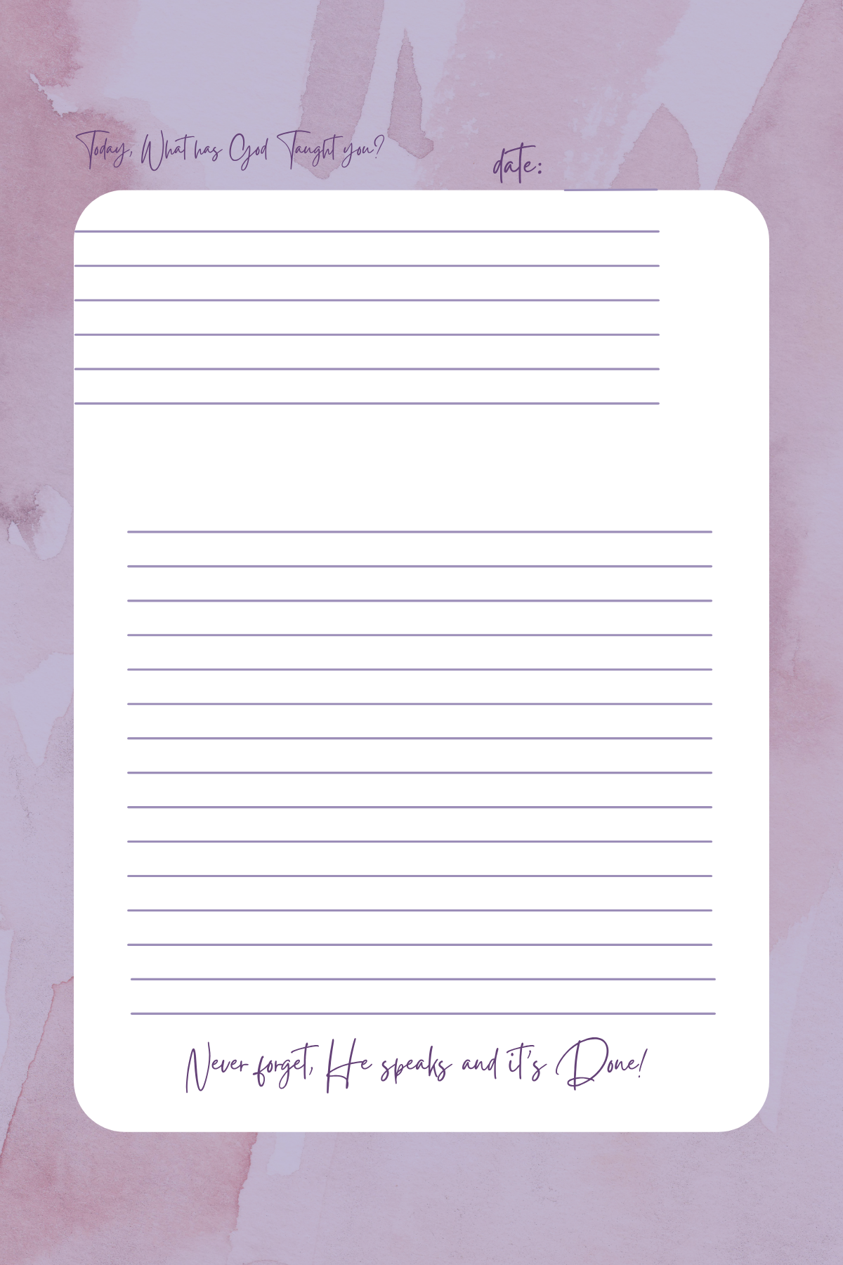 Just Show Up - Tell Your Story Journal