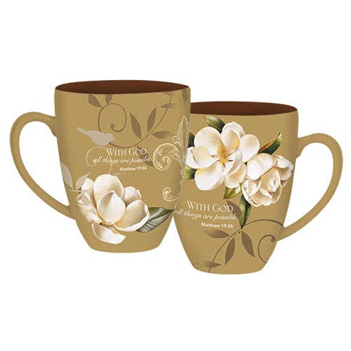CHMUG04 Grandiflora Magnolia (Matthew 19:26) Coffee Mug