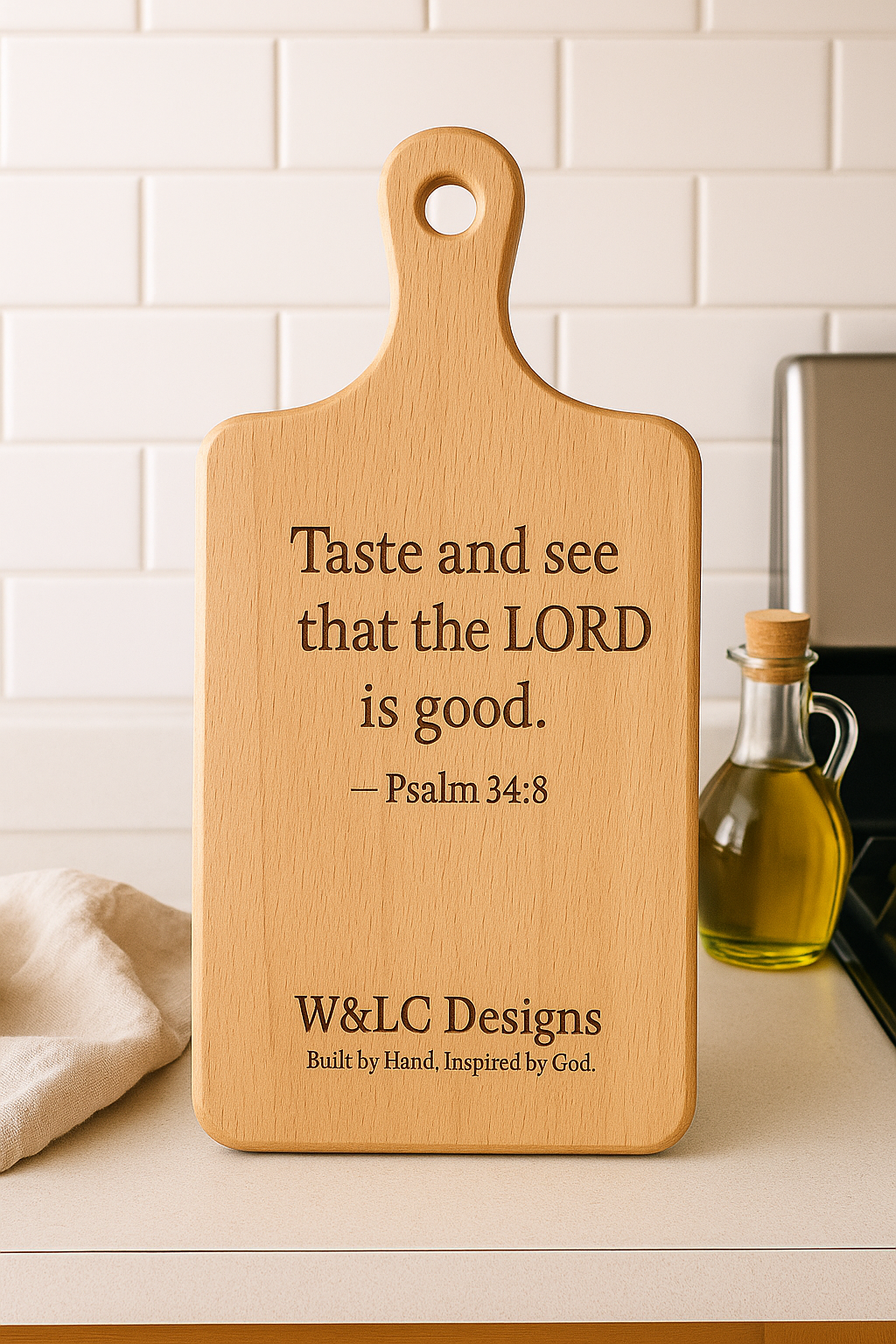 W&LC Word & Wood Collection — Engraved Cutting Board